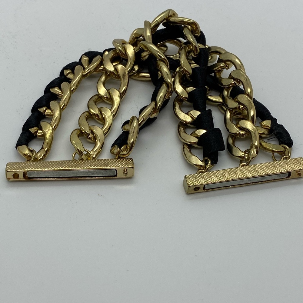 Gold and black bracelet - Picture 7 of 8